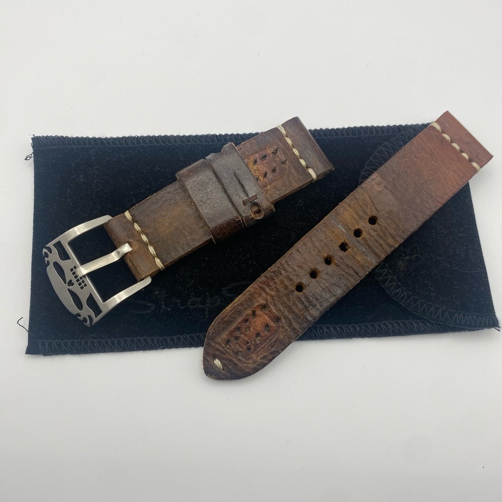 Panerai / Bell & Ross 24mm Leather Watch Strap